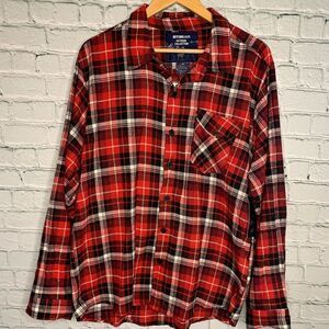 NWT Bottoms Out plaid flannel shirt. Large